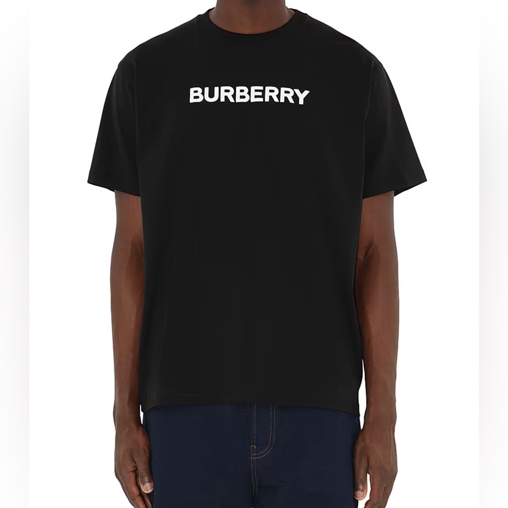 Burberry Harriston Logo Cotton T-Shirt‎ NWT MSRP $540 Size L